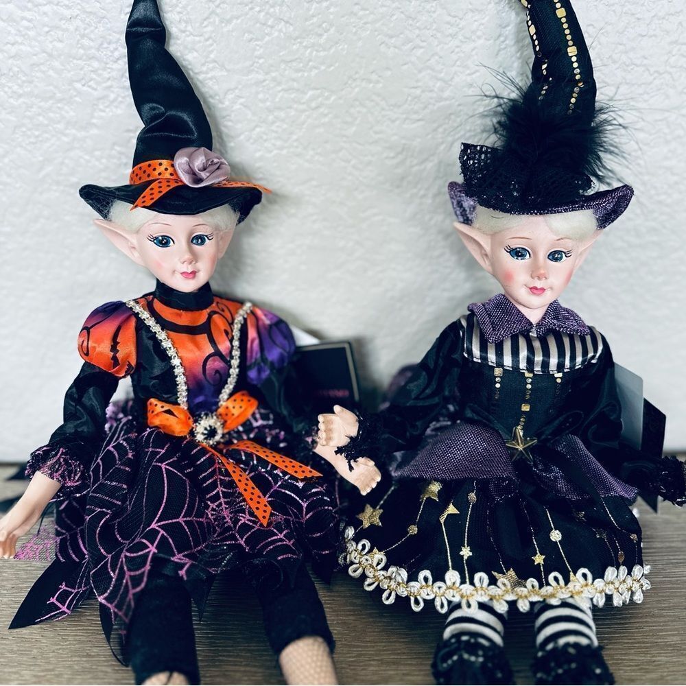 Christian Siriano Halloween Witch Fairy Shelf Sitter Dolls Set - Picture 2 of 10